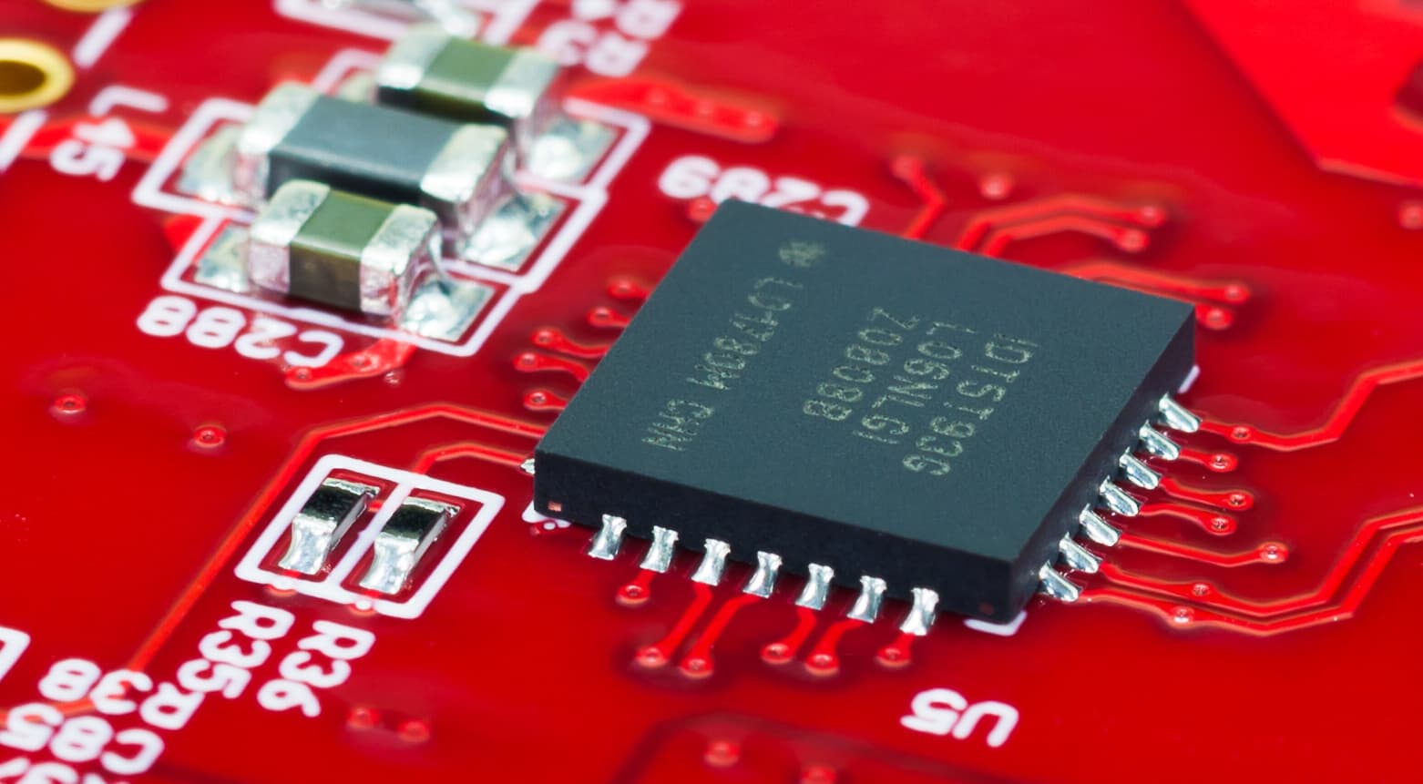 PCB close up
